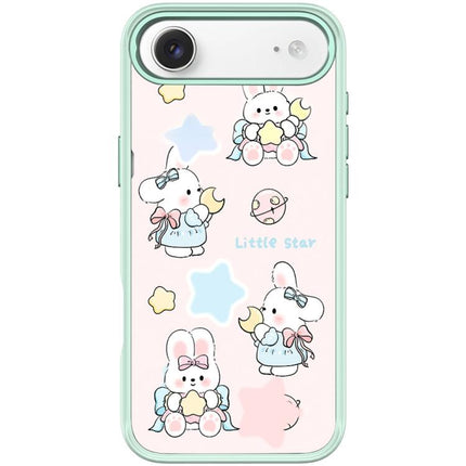 Adorable Rabbit and Little Star Pattern Magnetic Phone Case, For iPhone 17 Pro Max, For iPhone 17 Pro, For iPhone 17, For iPhone Air