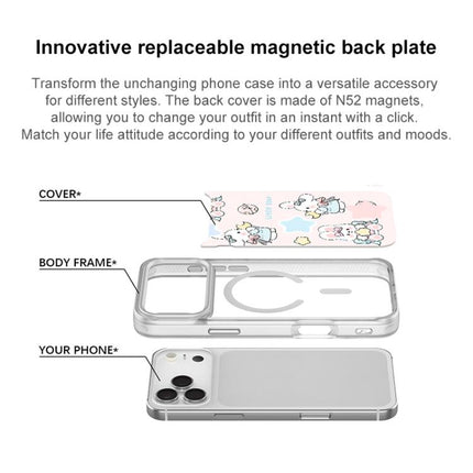 Adorable Rabbit and Little Star Pattern Magnetic Phone Case, For iPhone 17 Pro Max, For iPhone 17 Pro, For iPhone 17, For iPhone Air