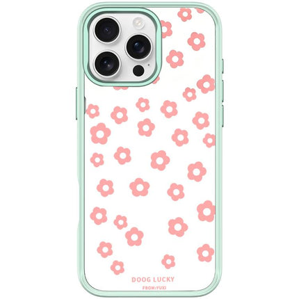 Laser Flower Pattern Magnetic Phone Case, For iPhone 16 Pro Max, For iPhone 16 Pro, For iPhone 16 Plus, For iPhone 16