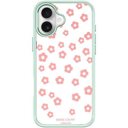 Laser Flower Pattern Magnetic Phone Case, For iPhone 16 Pro Max, For iPhone 16 Pro, For iPhone 16 Plus, For iPhone 16