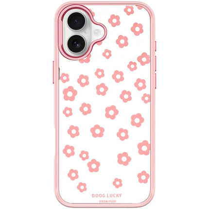 Laser Flower Pattern Magnetic Phone Case, For iPhone 16 Pro Max, For iPhone 16 Pro, For iPhone 16 Plus, For iPhone 16
