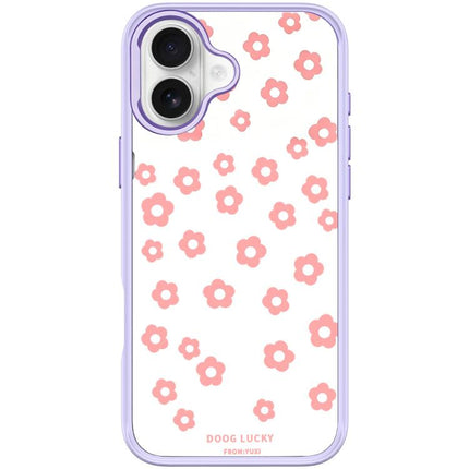 Laser Flower Pattern Magnetic Phone Case, For iPhone 16 Pro Max, For iPhone 16 Pro, For iPhone 16 Plus, For iPhone 16