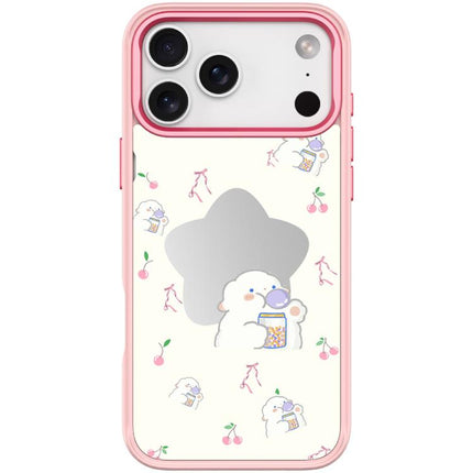 Adorable Star Sheep Pattern Magnetic Phone Case, For iPhone 17 Pro Max, For iPhone 17 Pro, For iPhone 17, For iPhone Air