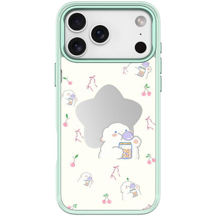 Adorable Star Sheep Pattern Magnetic Phone Case, For iPhone 17 Pro Max, For iPhone 17 Pro, For iPhone 17, For iPhone Air
