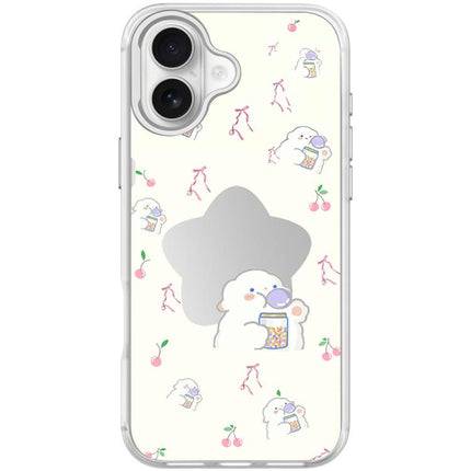 Adorable Star Sheep Pattern Magnetic Phone Case, For iPhone 17 Pro Max, For iPhone 17 Pro, For iPhone 17, For iPhone Air