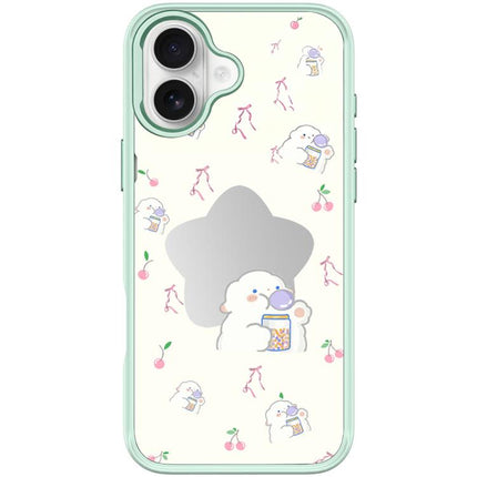 Adorable Star Sheep Pattern Magnetic Phone Case, For iPhone 17 Pro Max, For iPhone 17 Pro, For iPhone 17, For iPhone Air