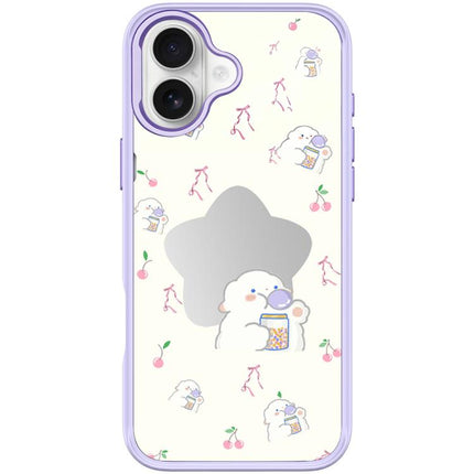Adorable Star Sheep Pattern Magnetic Phone Case, For iPhone 17 Pro Max, For iPhone 17 Pro, For iPhone 17, For iPhone Air