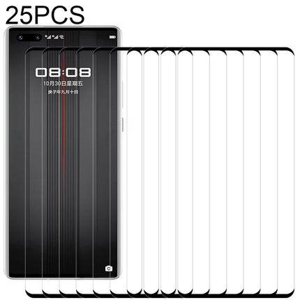 25 PCS 9H 3D HD Curved Edge Tempered Glass Film