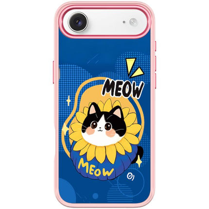Adorable Little Blue Cat Pattern Magnetic Phone Case, For iPhone 17 Pro Max, For iPhone 17 Pro, For iPhone 17, For iPhone Air