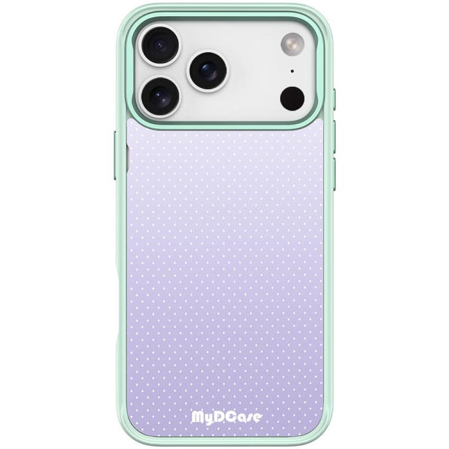 Light Purple Dots Pattern Magnetic Phone Case, For iPhone 17 Pro Max, For iPhone 17 Pro, For iPhone 17, For iPhone Air