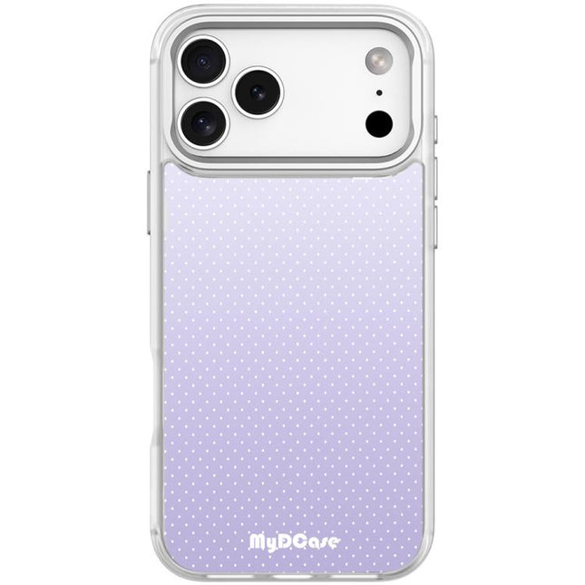 Light Purple Dots Pattern Magnetic Phone Case, For iPhone 17 Pro Max, For iPhone 17 Pro, For iPhone 17, For iPhone Air