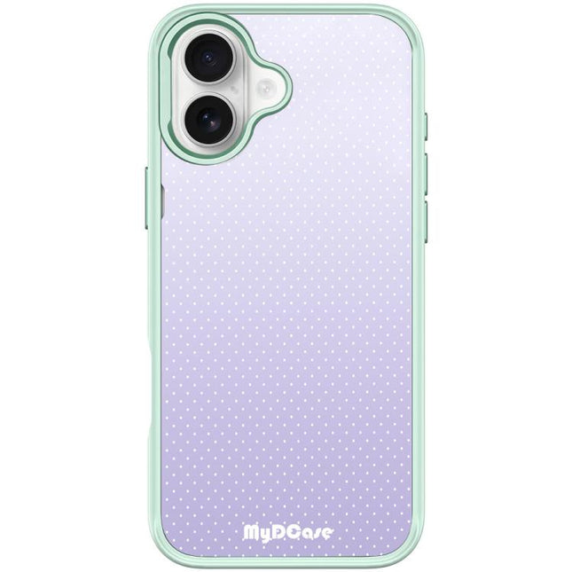 Light Purple Dots Pattern Magnetic Phone Case, For iPhone 17 Pro Max, For iPhone 17 Pro, For iPhone 17, For iPhone Air