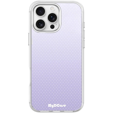 Light Purple Dots Pattern Magnetic Phone Case, For iPhone 16 Pro Max, For iPhone 16 Pro, For iPhone 16 Plus, For iPhone 16