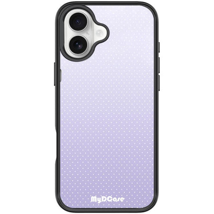 Light Purple Dots Pattern Magnetic Phone Case, For iPhone 16 Pro Max, For iPhone 16 Pro, For iPhone 16 Plus, For iPhone 16