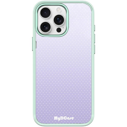 Light Purple Dots Pattern Magnetic Phone Case, For iPhone 15 Pro Max, For iPhone 15 Pro