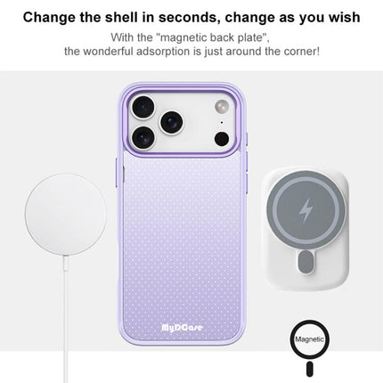 Light Purple Dots Pattern Magnetic Phone Case, For iPhone 16 Pro Max, For iPhone 16 Pro, For iPhone 16 Plus, For iPhone 16