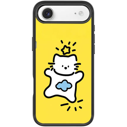 Adorable Stars Cloud Cat Pattern Magnetic Phone Case, For iPhone 17 Pro Max, For iPhone 17 Pro, For iPhone 17, For iPhone Air