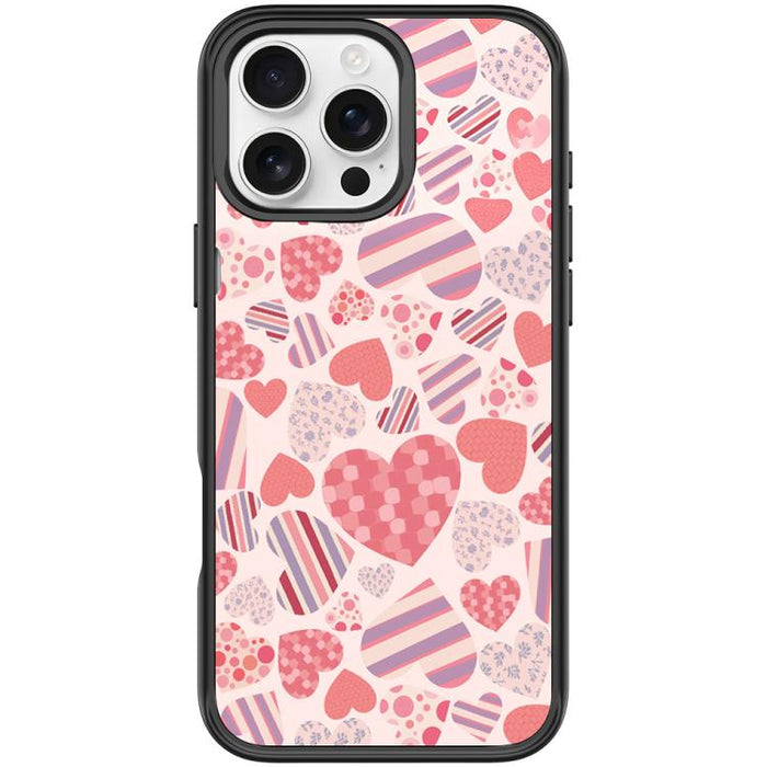 Heart Collection Pattern Magnetic Phone Case, For iPhone 16 Pro Max, For iPhone 16 Pro, For iPhone 15 Pro Max, For iPhone 15 Pro