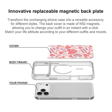 Heart Collection Pattern Magnetic Phone Case, For iPhone 17 Pro Max, For iPhone 17 Pro, For iPhone 17, For iPhone Air