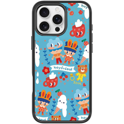 Ice Cream Pattern Magnetic Phone Case, For iPhone 16 Pro Max, For iPhone 16 Pro, For iPhone 15 Pro Max, For iPhone 15 Pro
