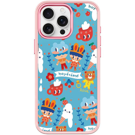 Ice Cream Pattern Magnetic Phone Case, For iPhone 16 Pro Max, For iPhone 16 Pro, For iPhone 15 Pro Max, For iPhone 15 Pro
