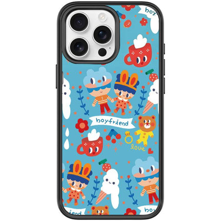 Ice Cream Pattern Magnetic Phone Case, For iPhone 16 Pro Max, For iPhone 16 Pro, For iPhone 15 Pro Max, For iPhone 15 Pro