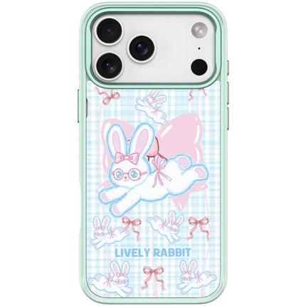 Bow Rabbit Pattern Magnetic Phone Case, For iPhone 17 Pro Max, For iPhone 17 Pro, For iPhone 17, For iPhone Air
