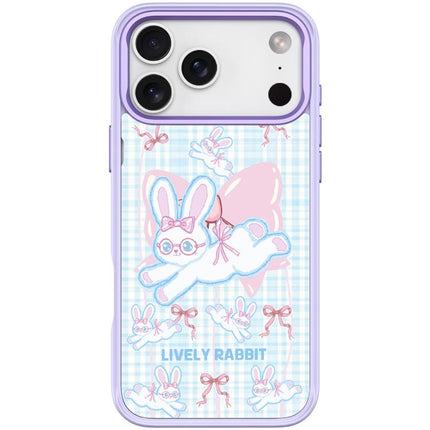 Bow Rabbit Pattern Magnetic Phone Case, For iPhone 17 Pro Max, For iPhone 17 Pro, For iPhone 17, For iPhone Air