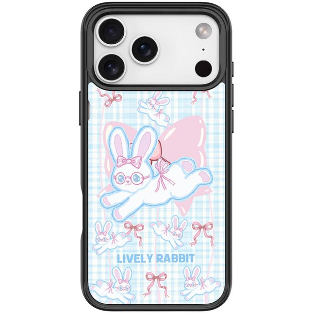 Bow Rabbit Pattern Magnetic Phone Case, For iPhone 17 Pro Max, For iPhone 17 Pro, For iPhone 17, For iPhone Air