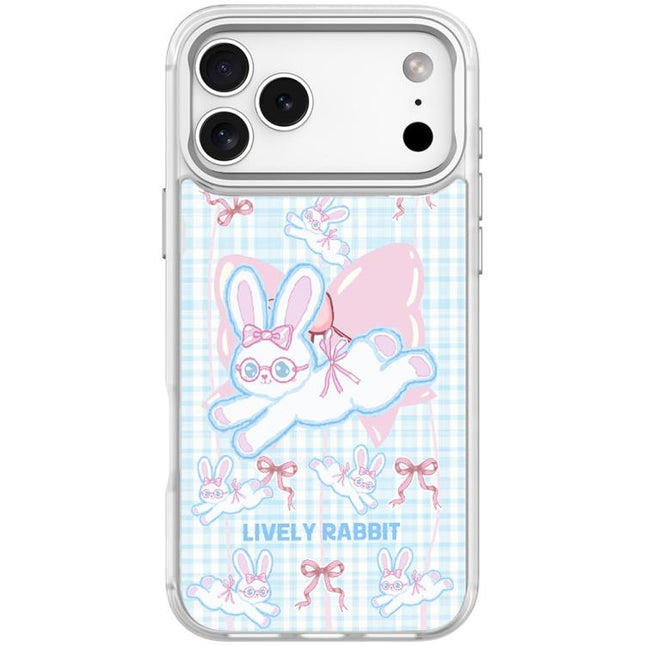 Bow Rabbit Pattern Magnetic Phone Case, For iPhone 17 Pro Max, For iPhone 17 Pro, For iPhone 17, For iPhone Air