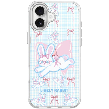Bow Rabbit Pattern Magnetic Phone Case, For iPhone 17 Pro Max, For iPhone 17 Pro, For iPhone 17, For iPhone Air