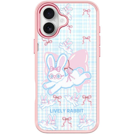Bow Rabbit Pattern Magnetic Phone Case, For iPhone 17 Pro Max, For iPhone 17 Pro, For iPhone 17, For iPhone Air