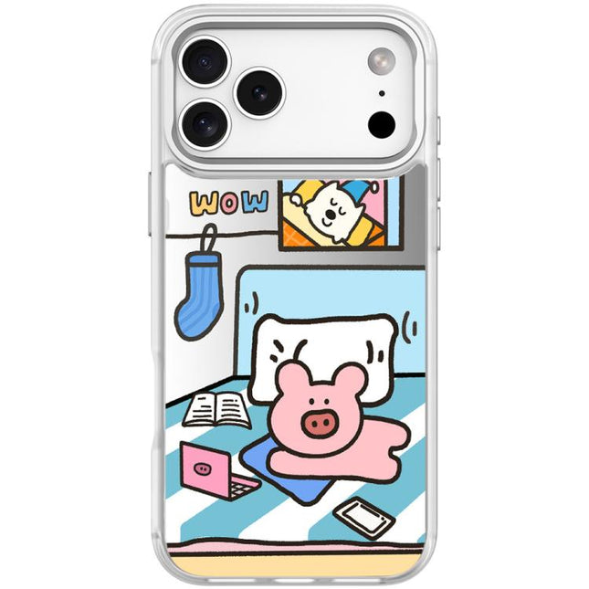 Adorable Little Pig Pattern Magnetic Phone Case, For iPhone 17 Pro Max, For iPhone 17 Pro, For iPhone 17, For iPhone Air