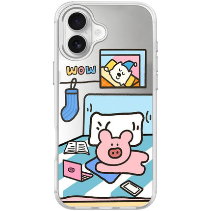Adorable Little Pig Pattern Magnetic Phone Case, For iPhone 17 Pro Max, For iPhone 17 Pro, For iPhone 17, For iPhone Air
