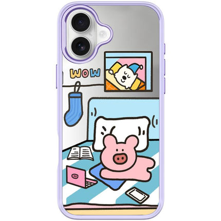 Adorable Little Pig Pattern Magnetic Phone Case, For iPhone 17 Pro Max, For iPhone 17 Pro, For iPhone 17, For iPhone Air