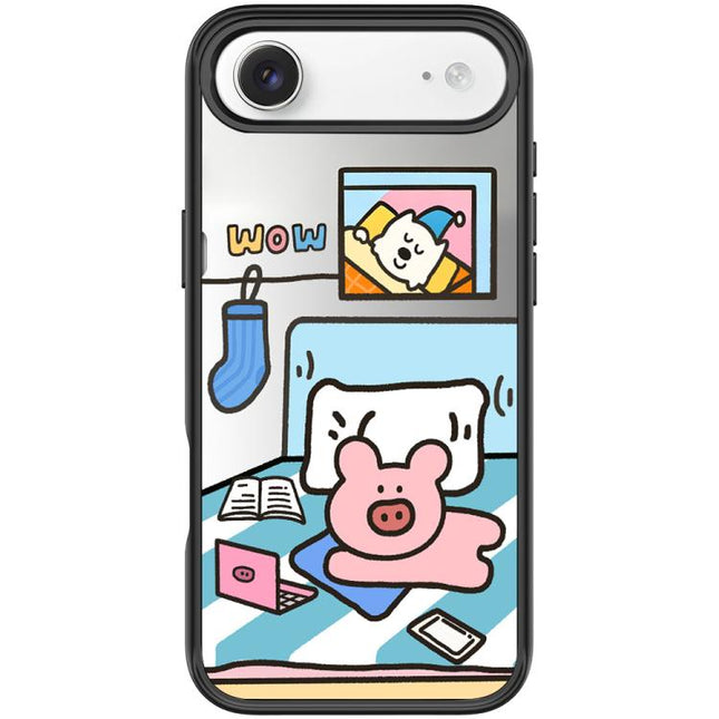Adorable Little Pig Pattern Magnetic Phone Case, For iPhone 17 Pro Max, For iPhone 17 Pro, For iPhone 17, For iPhone Air