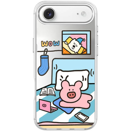 Adorable Little Pig Pattern Magnetic Phone Case, For iPhone 17 Pro Max, For iPhone 17 Pro, For iPhone 17, For iPhone Air