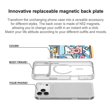 Adorable Little Pig Pattern Magnetic Phone Case, For iPhone 17 Pro Max, For iPhone 17 Pro, For iPhone 17, For iPhone Air