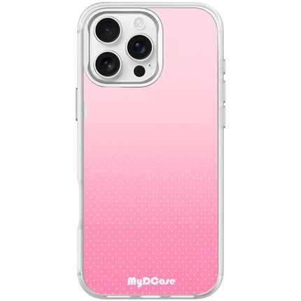 Rose Red Dots Pattern Magnetic Phone Case, For iPhone 16 Pro Max, For iPhone 16 Pro, For iPhone 15 Pro Max, For iPhone 15 Pro
