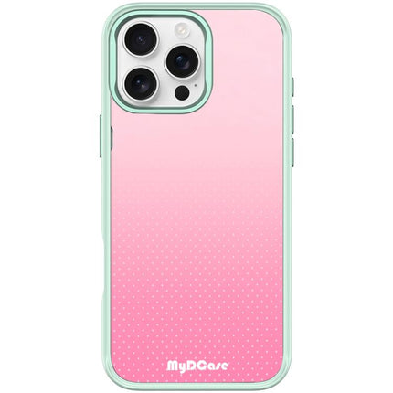 Rose Red Dots Pattern Magnetic Phone Case, For iPhone 16 Pro Max, For iPhone 16 Pro, For iPhone 15 Pro Max, For iPhone 15 Pro