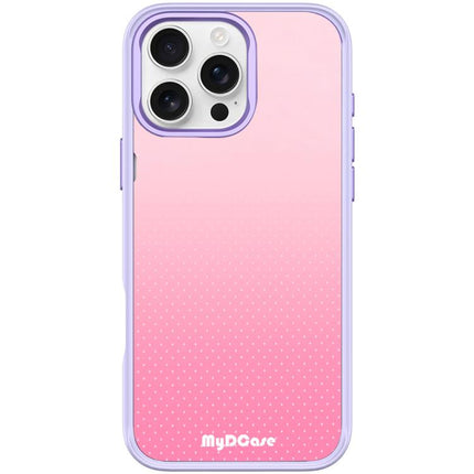 Rose Red Dots Pattern Magnetic Phone Case, For iPhone 16 Pro Max, For iPhone 16 Pro, For iPhone 15 Pro Max, For iPhone 15 Pro