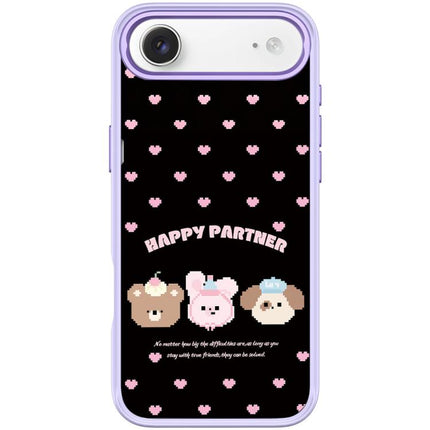 Happy Partner Pattern Magnetic Phone Case, For iPhone 17 Pro Max, For iPhone 17 Pro, For iPhone 17, For iPhone Air