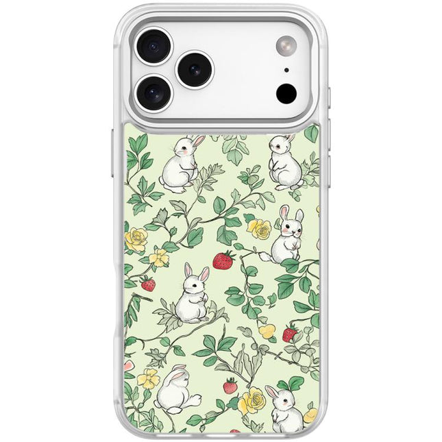 Branch Rabbit Pattern Magnetic Phone Case, For iPhone 17 Pro Max, For iPhone 17 Pro, For iPhone 17, For iPhone Air