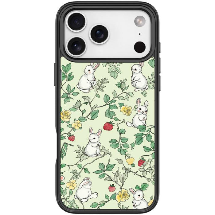Branch Rabbit Pattern Magnetic Phone Case, For iPhone 17 Pro Max, For iPhone 17 Pro, For iPhone 17, For iPhone Air