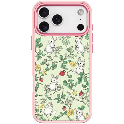 Branch Rabbit Pattern Magnetic Phone Case, For iPhone 17 Pro Max, For iPhone 17 Pro, For iPhone 17, For iPhone Air