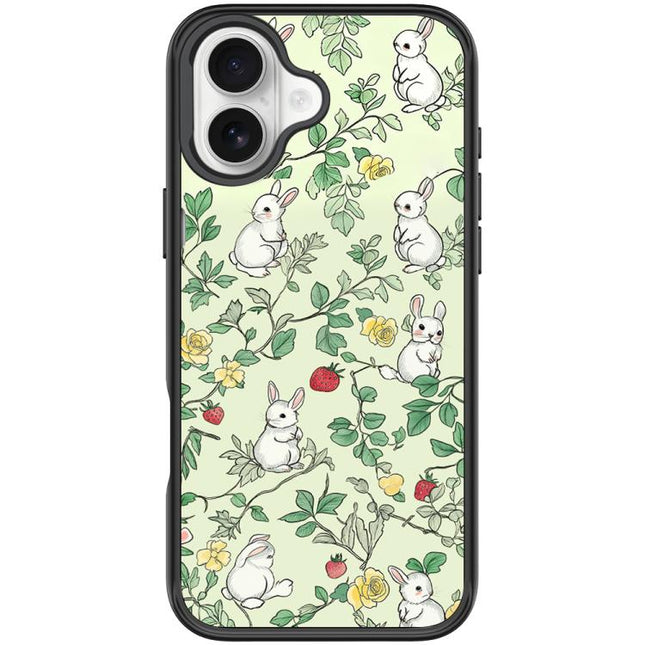 Branch Rabbit Pattern Magnetic Phone Case, For iPhone 17 Pro Max, For iPhone 17 Pro, For iPhone 17, For iPhone Air