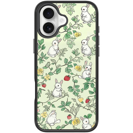 Branch Rabbit Pattern Magnetic Phone Case, For iPhone 17 Pro Max, For iPhone 17 Pro, For iPhone 17, For iPhone Air