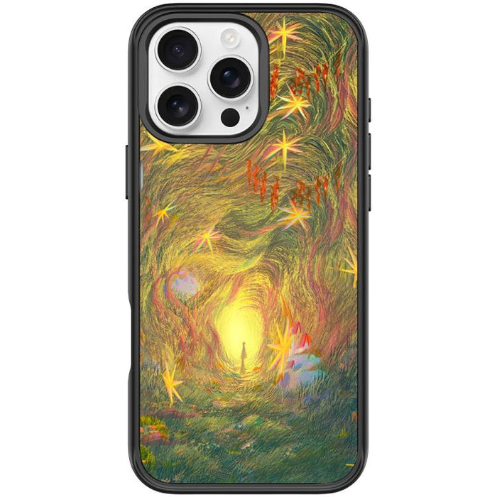 Dream Entrance Pattern Magnetic Phone Case, For iPhone 16 Pro Max, For iPhone 16 Pro, For iPhone 15 Pro Max, For iPhone 15 Pro