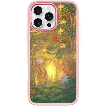 Dream Entrance Pattern Magnetic Phone Case, For iPhone 16 Pro Max, For iPhone 16 Pro, For iPhone 15 Pro Max, For iPhone 15 Pro