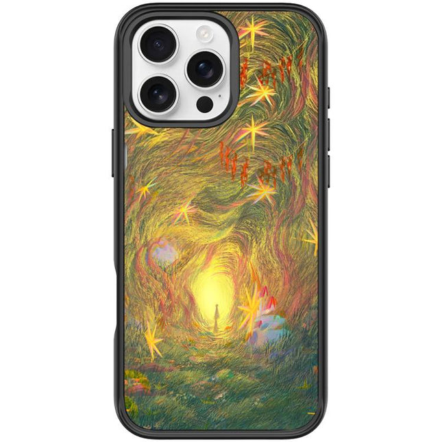 Dream Entrance Pattern Magnetic Phone Case, For iPhone 16 Pro Max, For iPhone 16 Pro, For iPhone 15 Pro Max, For iPhone 15 Pro